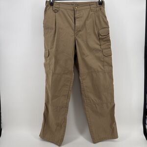 5.11 Tactical Taclite Pro Pants Mens 38x32 Ripstop Cargo Duty Work Hiking Khaki